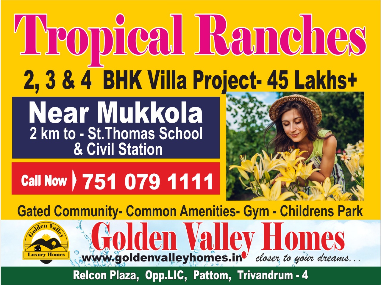 Golden Valley Homes Trivandrum